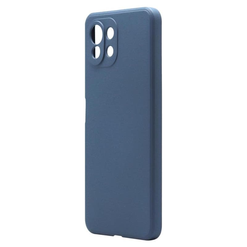 Θήκη Liquid Silicon inos Xiaomi Mi 11 Lite/ Mi 11 Lite 5G L-Cover Μπλε Ραφ