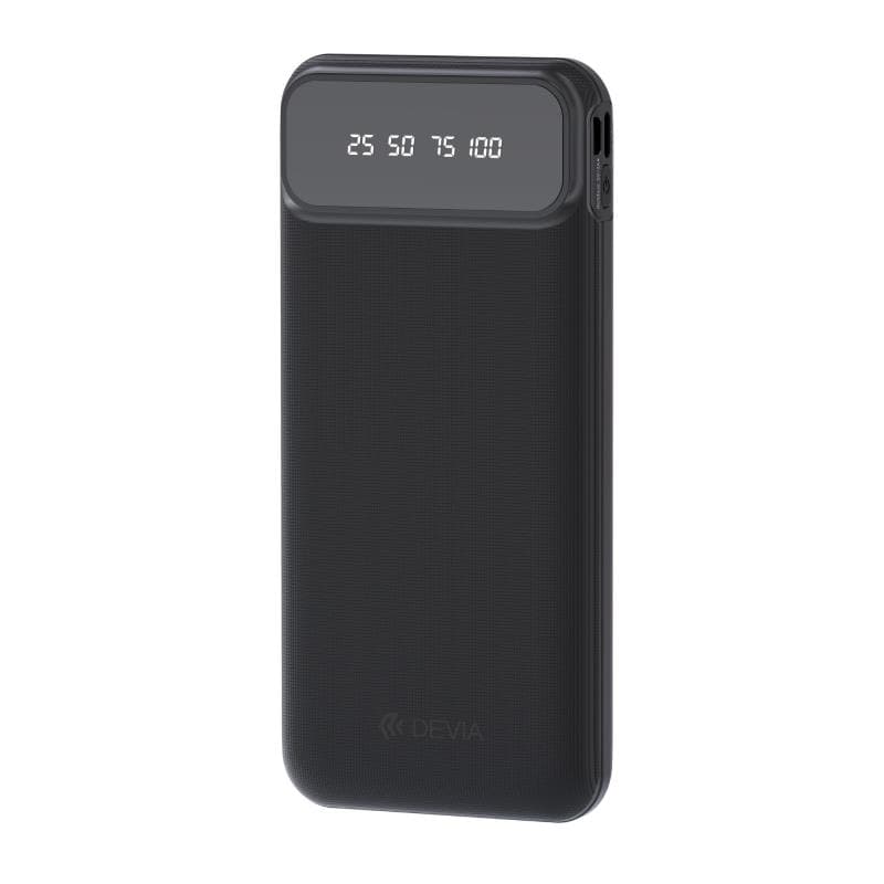 Φορτιστής Ανάγκης Devia EP189 10W 10000mAh με 4 Ενσωματωμένα Καλώδια Kintone Μαύρο