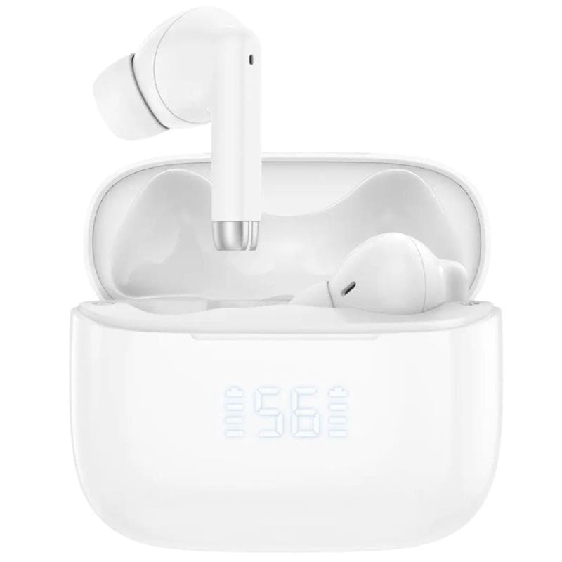 True Wireless Ακουστικά Bluetooth Foneng BL159 με Οθόνη Λευκό