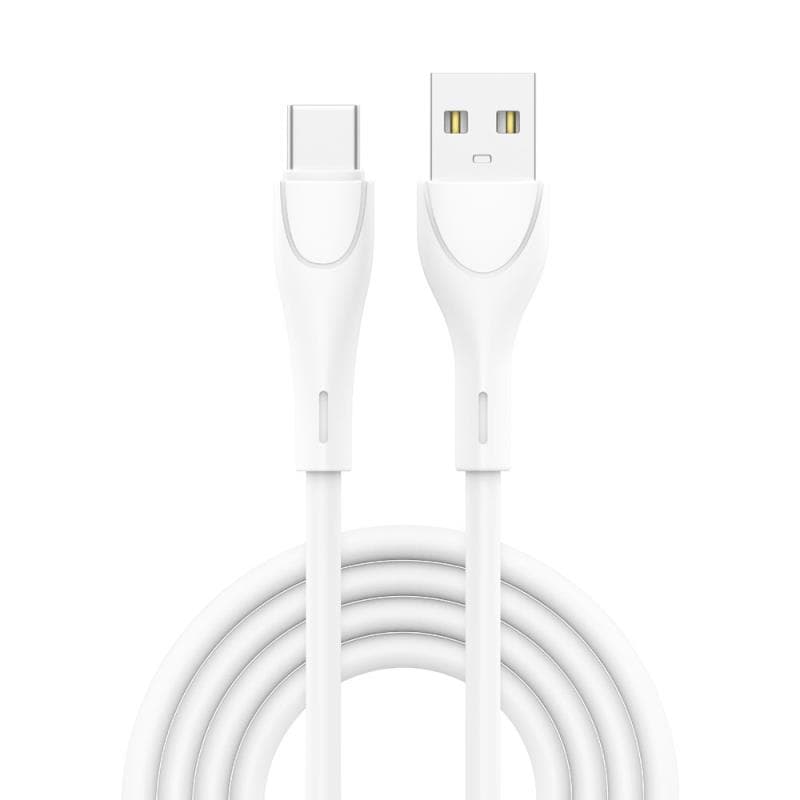 Καλώδιο Σύνδεσης USB 2.0 inos UltraCon USB A σε USB C 15W 1m Λευκό
