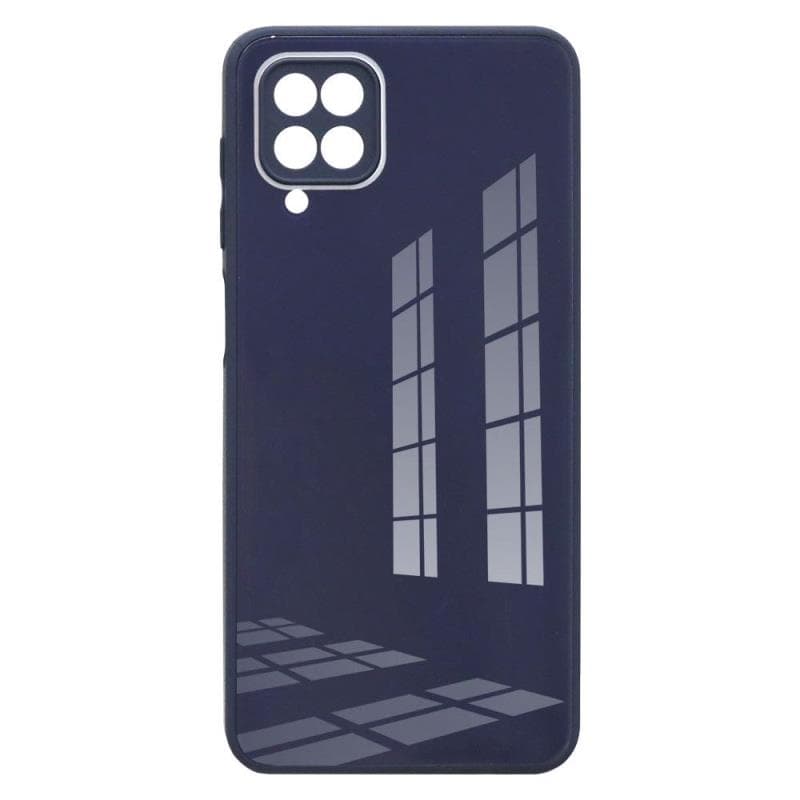 Θήκη TPU & Glass inos Samsung Galaxy A12/ A12 Nacho/ M12 CamGuard Σκούρο Μπλε