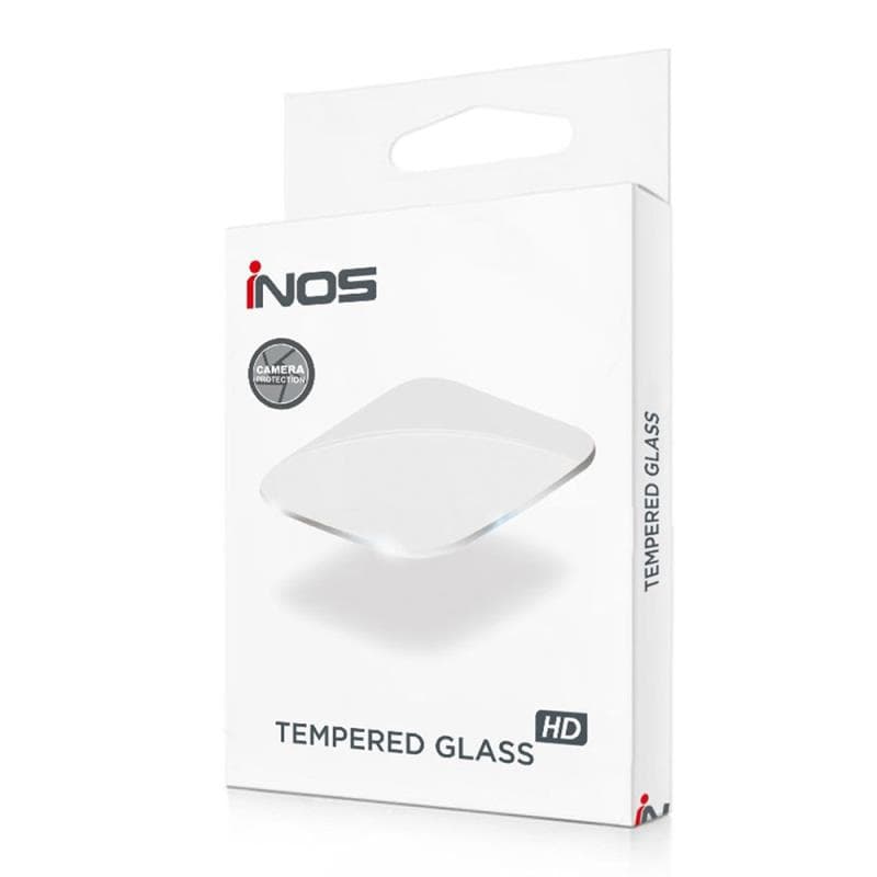 Tempered Glass Rings inos για Τζαμάκι Κάμερας Apple iPhone 17 Pro/ 17 Pro Max Μαύρο (1 σετ/ 3 τεμ.)