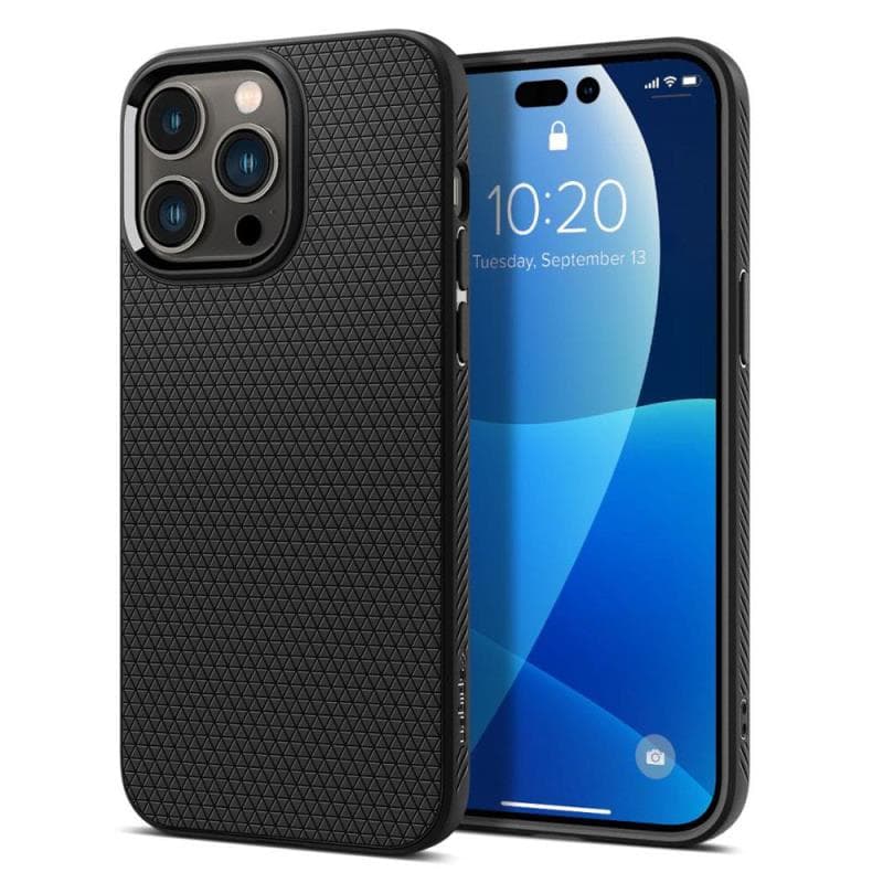 Θήκη Soft TPU Spigen Apple iPhone 14 Pro Max Liquid Air Μαύρο
