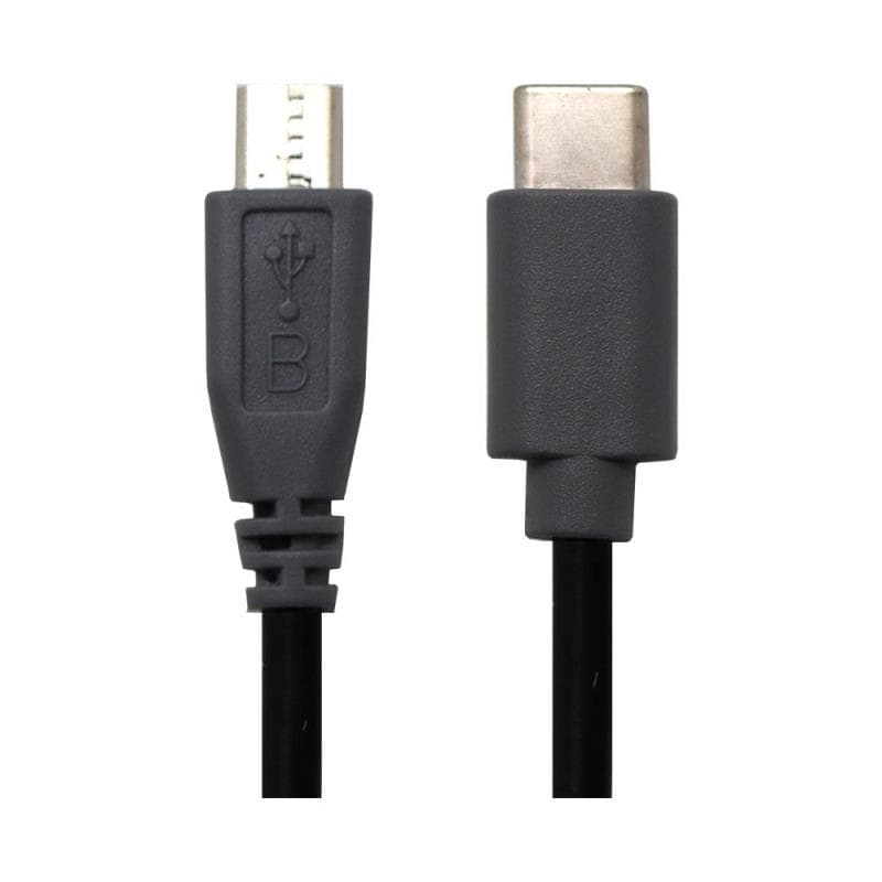 Καλώδιο Σύνδεσης USB 2.0 USB C σε Micro USB 10W 1m Μαύρο (Ασυσκεύαστο)