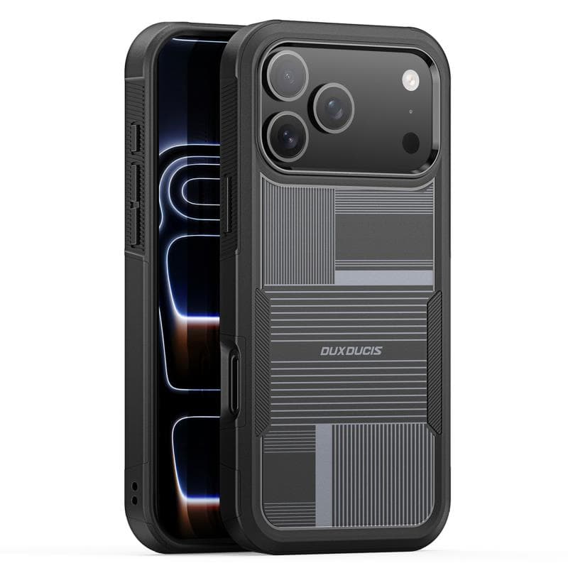 Θήκη TPU & PC Dux Ducis Apple iPhone 18 Pro Max/ 17 Pro Max Umbra Pattern Shld Μαύρο