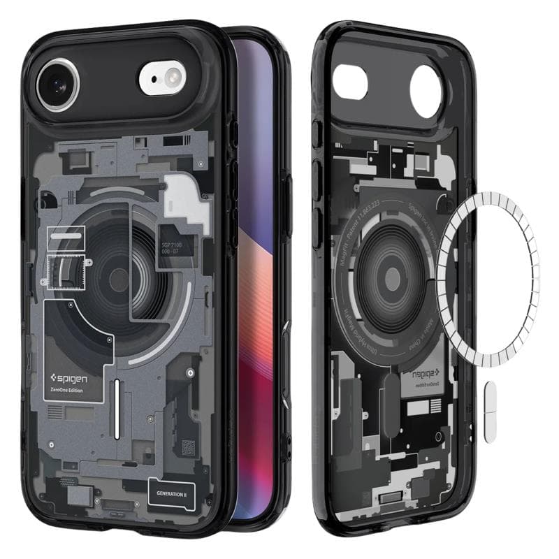 Θήκη TPU & PC Spigen Apple iPhone Air MagSafe Ultra Hybrid Zero One Μαύρο