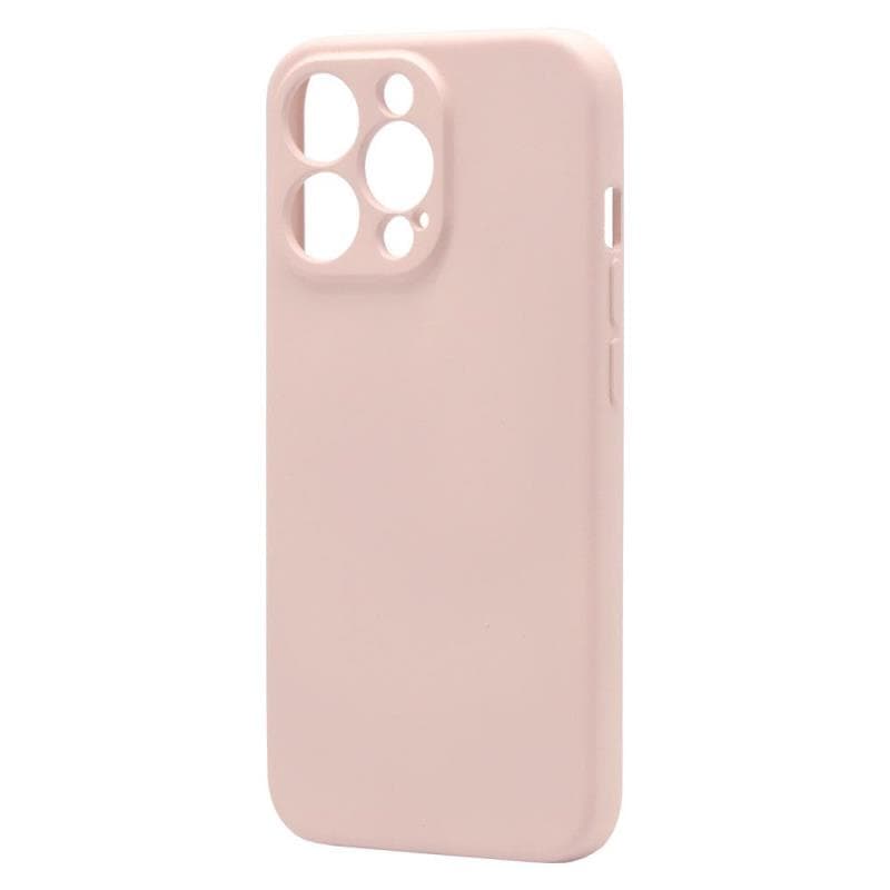 Θήκη Liquid Silicon inos Apple iPhone 13 Pro L-Cover Σομόν