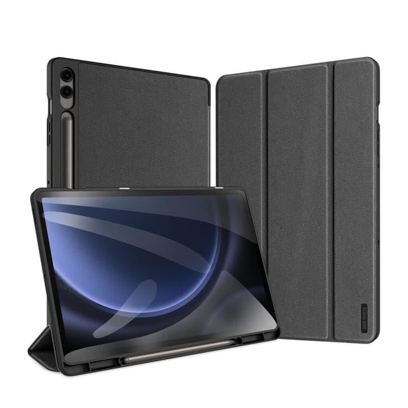 Θήκη TPU Flip Dux Ducis Samsung Galaxy Tab S9 FE Plus 12.4" Wi-Fi/ 5G Shock Proof Domo Μαύρο