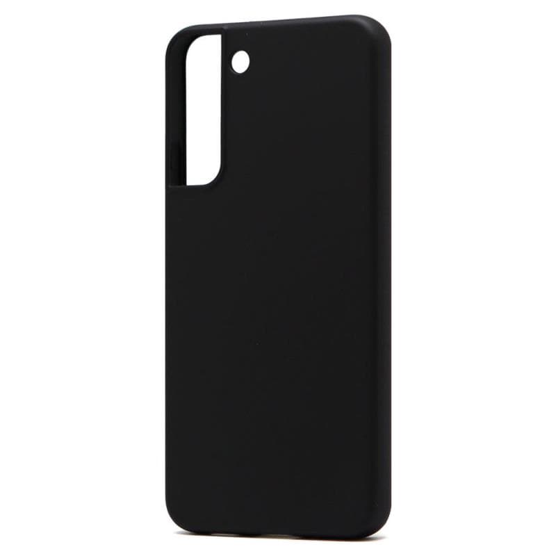 Θήκη Liquid Silicon inos Samsung Galaxy S22 Plus 5G L-Cover Μαύρο