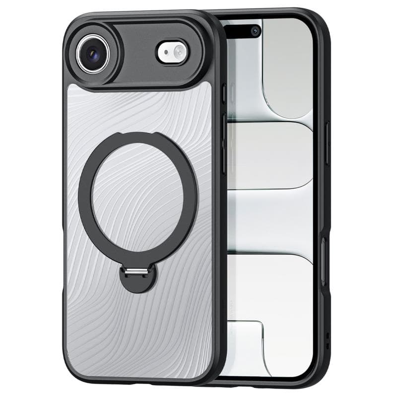 Θήκη TPU & PC Dux Ducis Apple iPhone Air Magnetic MagSafe με Stand Aimo Μαύρο