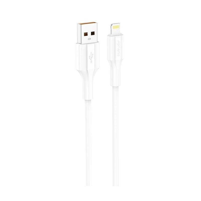 Καλώδιο Σύνδεσης USB 2.0 Foneng XS01 USB A σε Lightning 2.4A 12W 1m Λευκό
