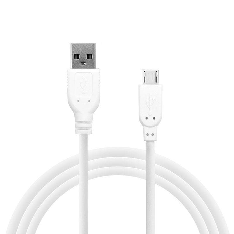Καλώδιο Σύνδεσης USB 2.0 inos USB A σε Micro USB 10W 1m Λευκό