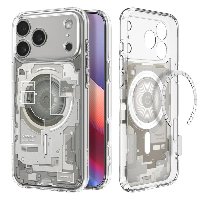 Θήκη TPU & PC Spigen Apple iPhone 17 Pro MagSafe Ultra Hybrid Zero One Τιτάνιο