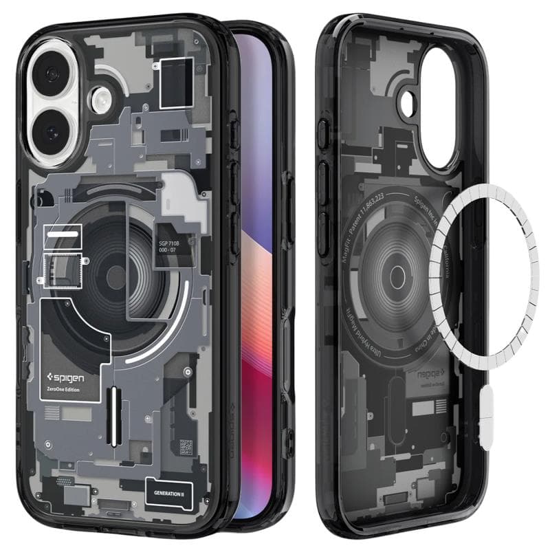 Θήκη TPU & PC Spigen Apple iPhone 17 MagSafe Ultra Hybrid Zero One Μαύρο