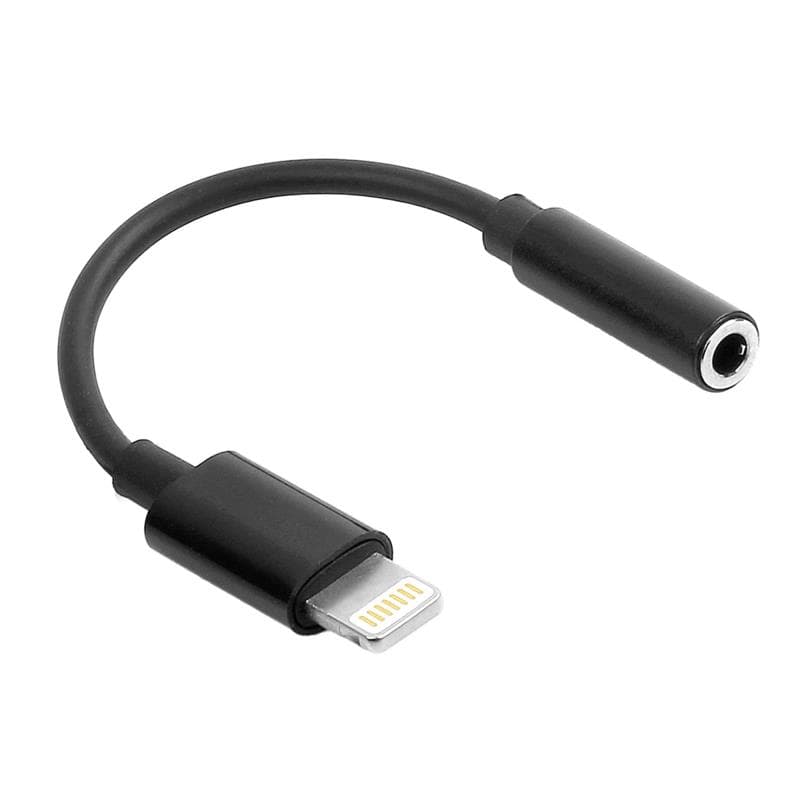 Αντάπτορας Maxlife MXJL-02 3.5mm Θηλυκό σε Lightning Αρσενικό Μαύρο