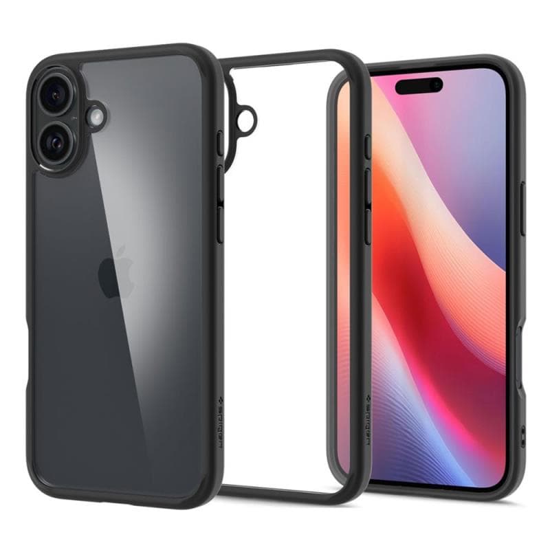Θήκη TPU & PC Spigen Apple iPhone 16 Ultra Hybrid Μαύρο