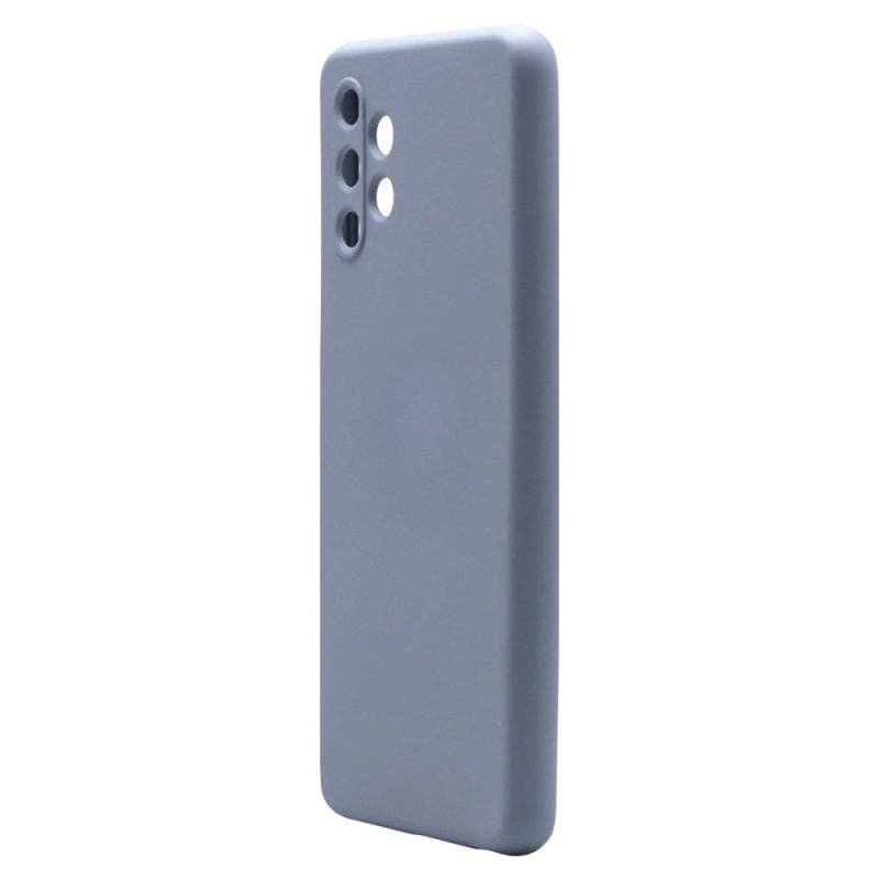 Θήκη Liquid Silicon inos Samsung Galaxy A32 4G L-Cover Γκρι-Μπλε