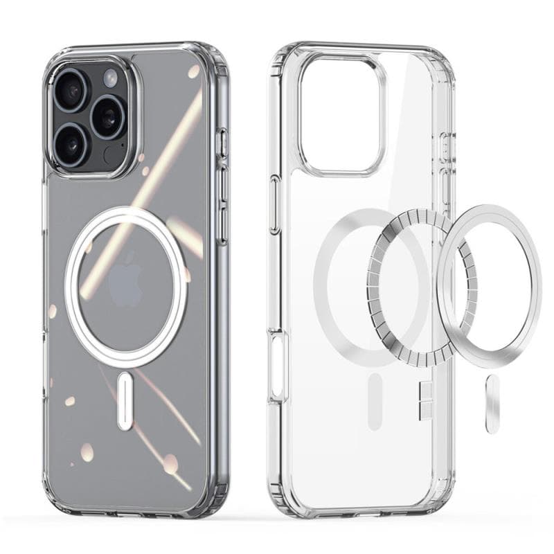 Θήκη TPU & PC Dux Ducis Apple iPhone 16 Pro Magnetic MagSafe Clin Διάφανο