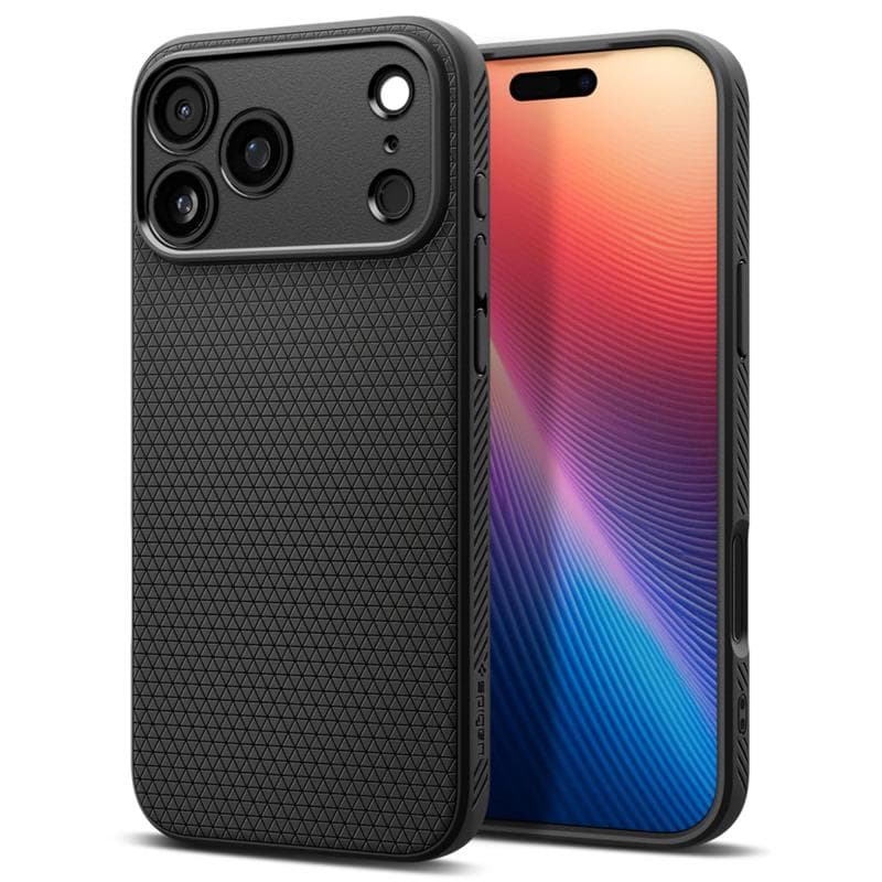 Θήκη Soft TPU Spigen Apple iPhone 17 Pro Max Liquid Air Μαύρο