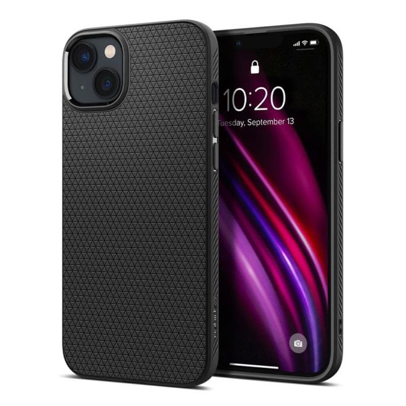 Θήκη Soft TPU Spigen Apple iPhone 15 Plus Liquid Air Μαύρο