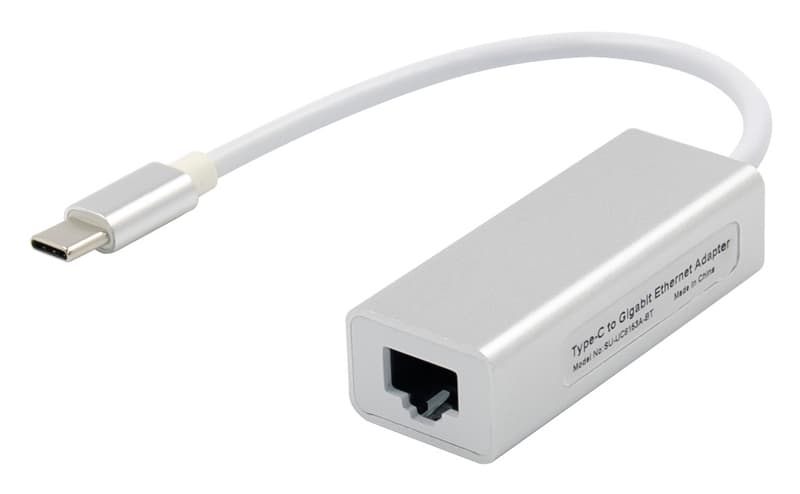Αντάπτορας δικτύου ST735, USB-C, 1000Mbps Ethernet, ασημί