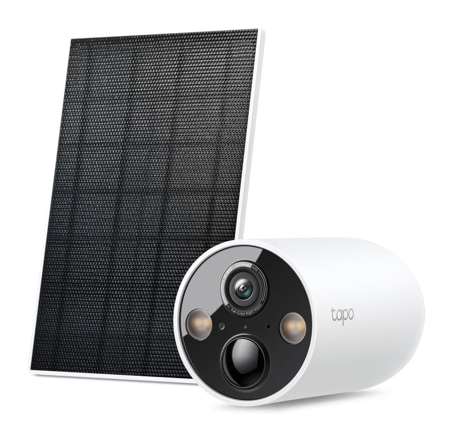 TP-LINK smart ηλιακή κάμερα Tapo C425 KIT, 2K, Wi-Fi, IP66, V.1.20