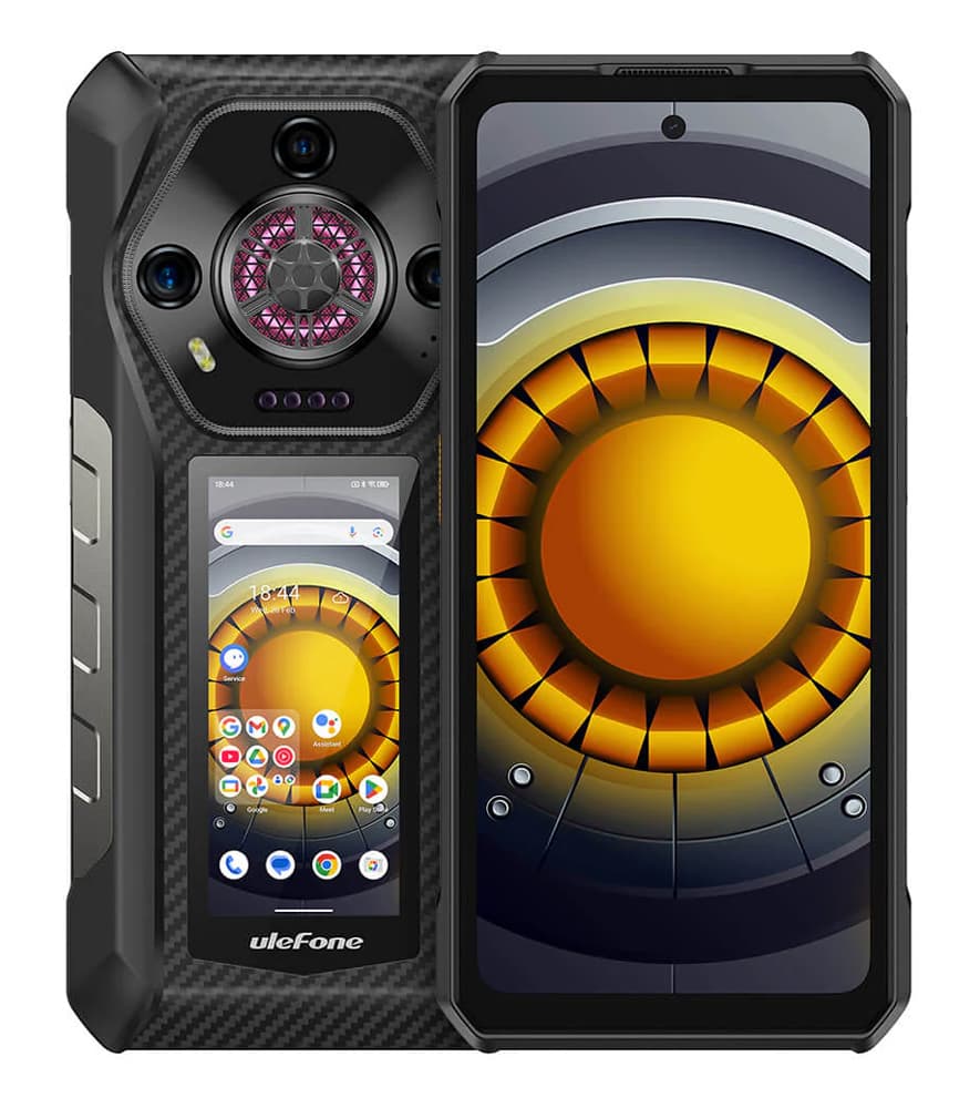 ULEFONE smartphone Armor 30 Pro, 6.95" & 3.4", 16/512GB, 5G, 12800mAh, IP68/IP69K, μαύρο