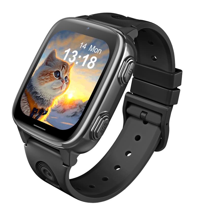 INTIME GPS smartwatch για παιδιά IT-074, 1.83", κάμερα, 4G, IPX5, μαύρο