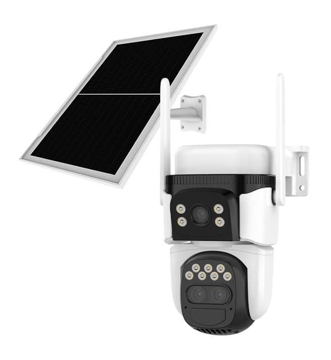 VSTARCAM smart ηλιακή κάμερα BG621TR, triple lens, 3MP, 4G, SD, PTZ, IP66
