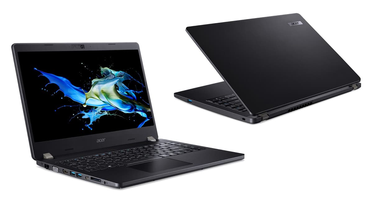 ACER Laptop TravelMate P214-53, Refurbished Grade A, i3-1115G4, 8/256GB NVME, 14", Cam, UHD Graphics, FreeDOS