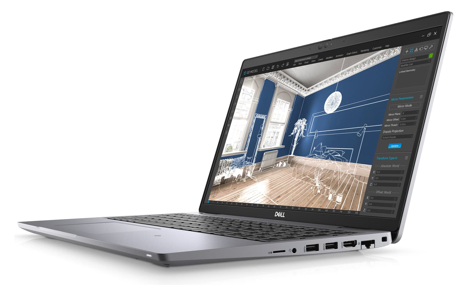 DELL Laptop Precision 3560, Factory Refurbished Grade A, i7-1165G7, 16/512GB SSD, 15.3", Cam, Intel Integrated Graphics, Windows 11 Pro