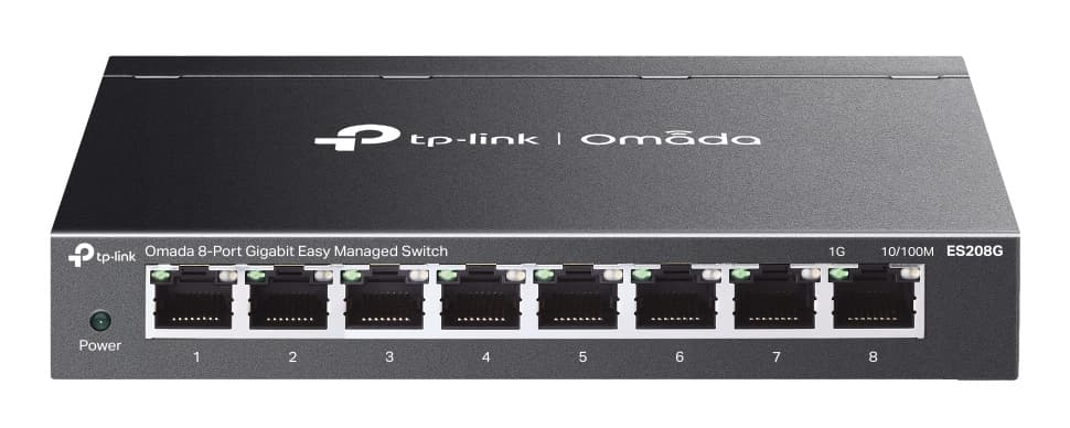 TP-LINK easy managed switch ES208G, 8x Gigabit θύρες, V1.0