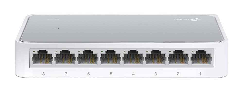 TP-LINK Desktop Switch TL-SF1008D, 8-port 10/100Mbps, V12.40