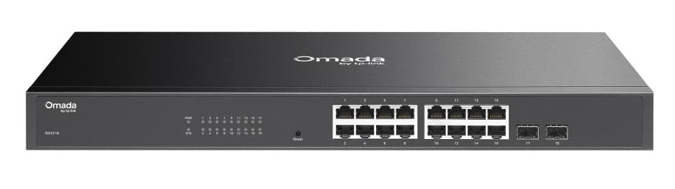 TP-LINK Omada access switch SG2218, 16-Port Gigabit, V1.30