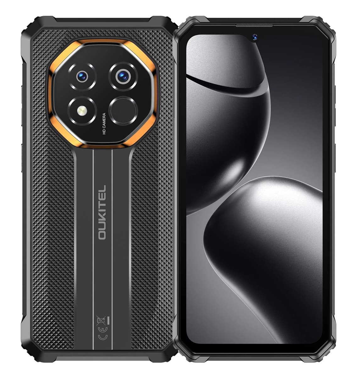 OUKITEL smartphone G7, 6.52", 4/128GB, 10600mAh, IP68/IP69K/MIL-STD 810H, μαύρο