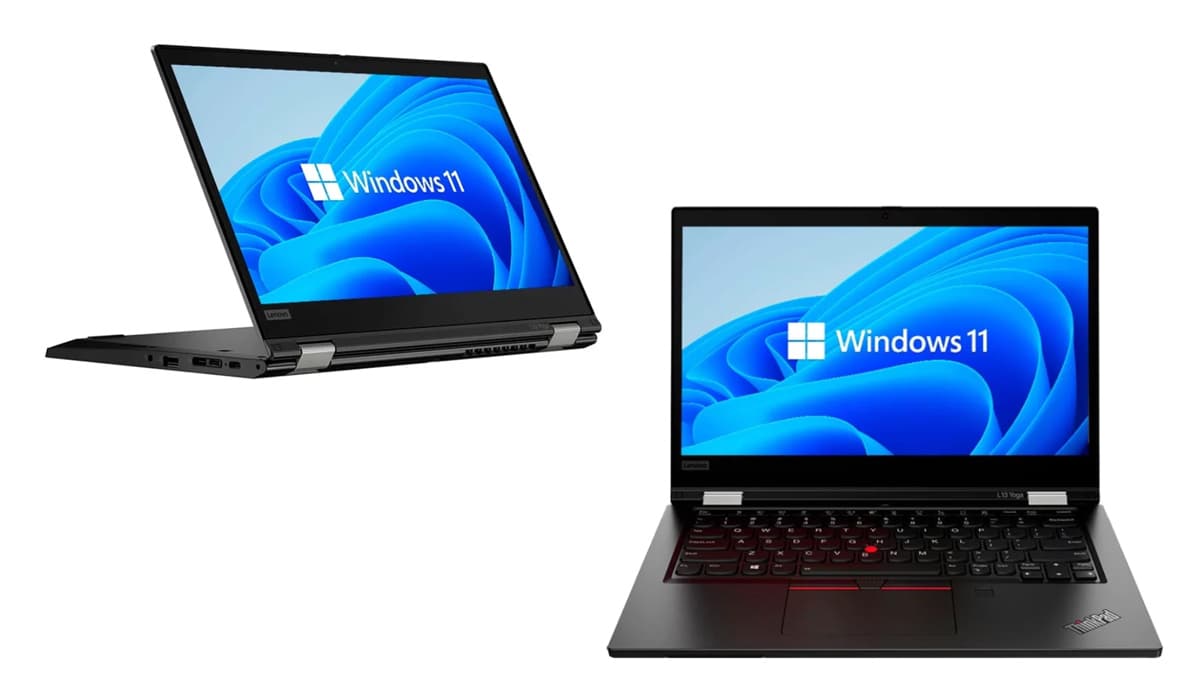 LENOVO Laptop ThinkPad L13 Yoga Gen 2 2in1, Refurbished Grade A, i5-1135G7, 16/256GB NVME, 13.3", Cam, IRIS Xe Graphics, FreeDOS