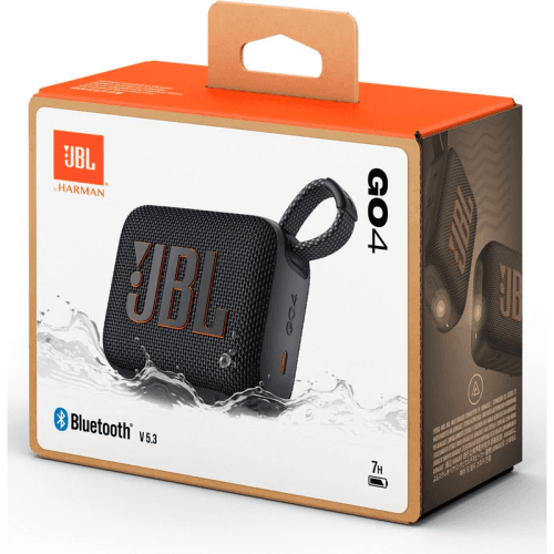 JBL Go 4 Bluetooth Wireless Speaker Black- EU