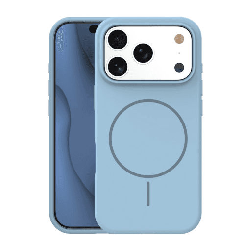 Velvet Light Blue Case with MagSafe for iPhone 17 Pro/ 18 Pro