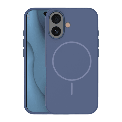 Velvet Dark Blue Case with MagSafe for iPhone 16