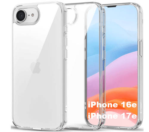 Silicone Transparent Case for iPhone 16e/ 17e