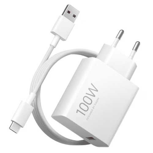 Xiaomi Charger GaN 100W Λευκός Με Καλώδιο USB-C (BHR095VEU)- EU
