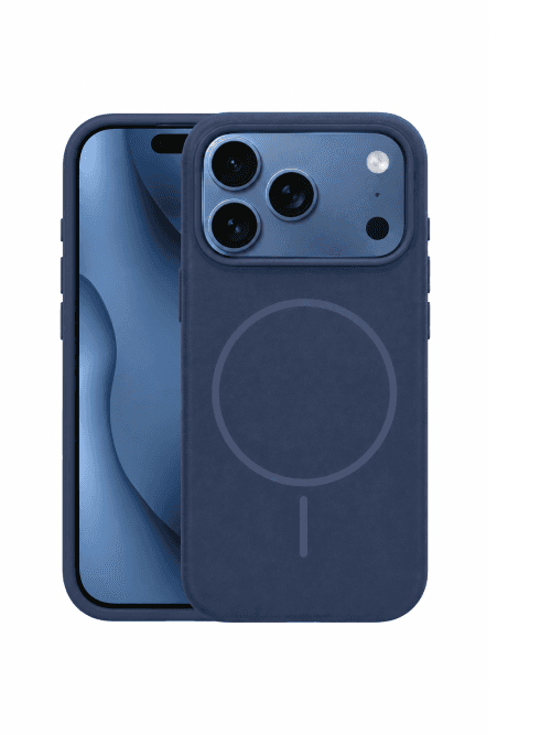 Velvet Dark Blue Case with MagSafe for iPhone 17 Pro Max / 18 Pro Max