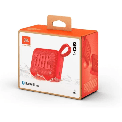 JBL Go 4 Bluetooth Wireless Speaker Red- EU