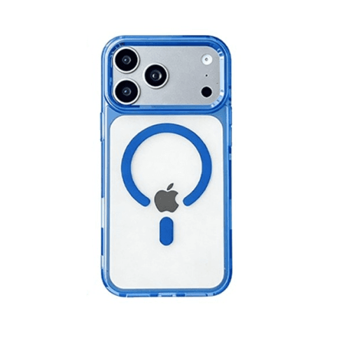 ObaStyle Clear Blue Case with MagSafe for iPHONE 17