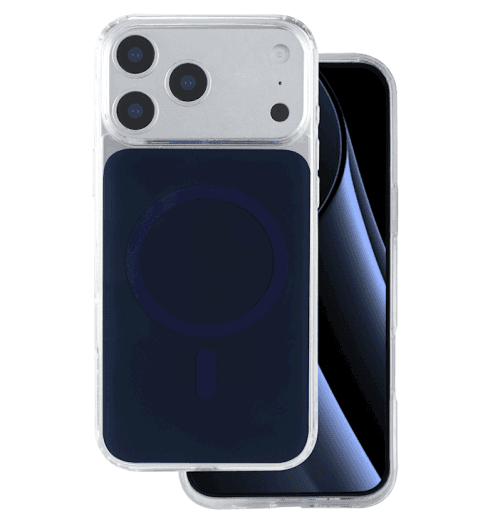 Blue Crystal Case with MagSafe for iPhone 17