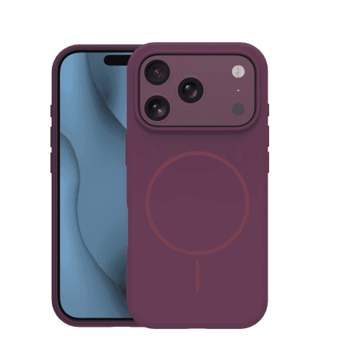Velvet Burgundy Case with MagSafe for iPhone 17 Pro/ 18 Pro