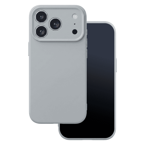 Silicone Silver Case for Apple iPhone 17 Pro Max/ 18 Pro Max
