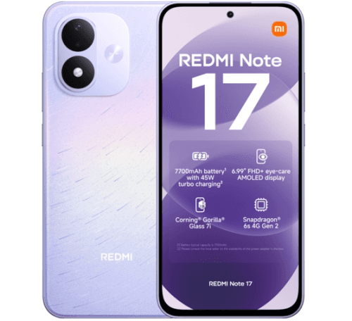 Xiaomi Redmi Note 17 4GB Ram 128GB Purple Dual Sim 4G- EU