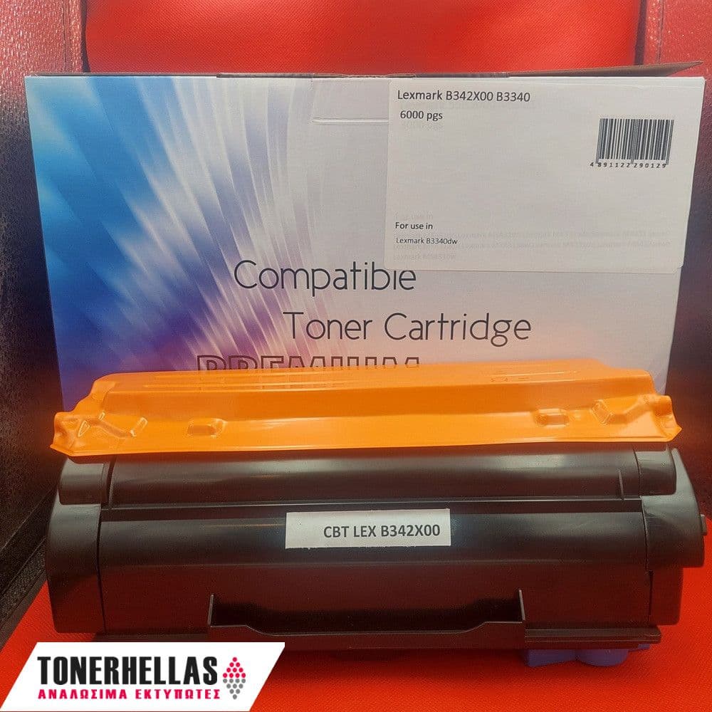 Συμβατό τόνερ Lexmark B342X00 B3340 6.000 σελ