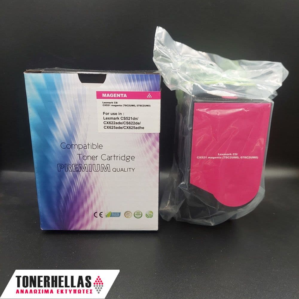 Συμβατό τόνερ Lexmark 78C2UM0 Magenta CS622 7.000 σελ